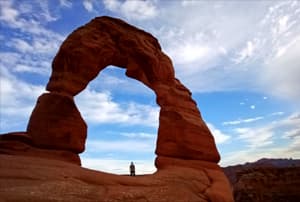Delicate Arch, destí de primera del turisme pels Estats Units