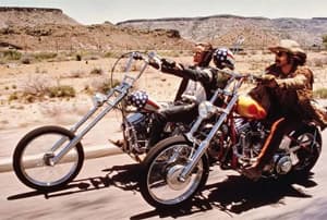 Escena de la peli Easy Rider a Arizona
