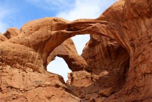 El famòs doble arc al parc nacional Arches