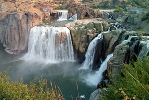 Shoshone Falls, una de moltes cascades a l'estat d'Idaho