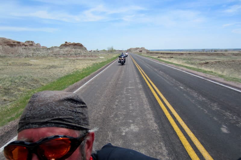 En moto pel Parc Nacional Badlands, Ruta Costa a Costa